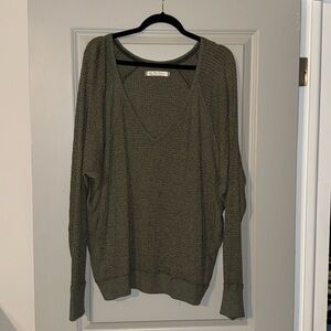 Free People waffle top